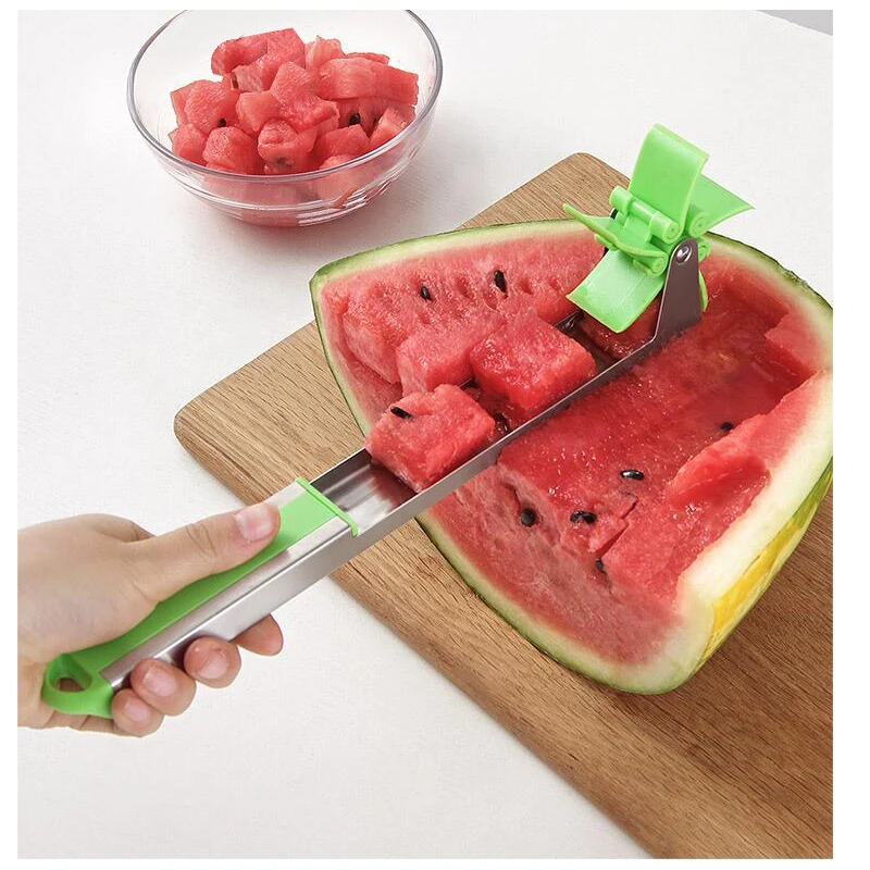 Stainless steel watermelon slicer,Windmill watermelon slicer,watermelon artifact Fruit Tool