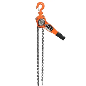 0.75 Ton/ 1.5Ton Chain Block Hoist Ratchet Ratchet Lever Pulley Lifting Weight Tool No Galvanized 3m Length Chain