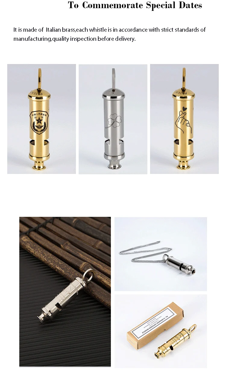 アクメ1917戦争記念版金属レトロコレクション笛ファッションネックレスペンダント音はっきりと大声サバイバルホイッスル Whistle Aliexpress