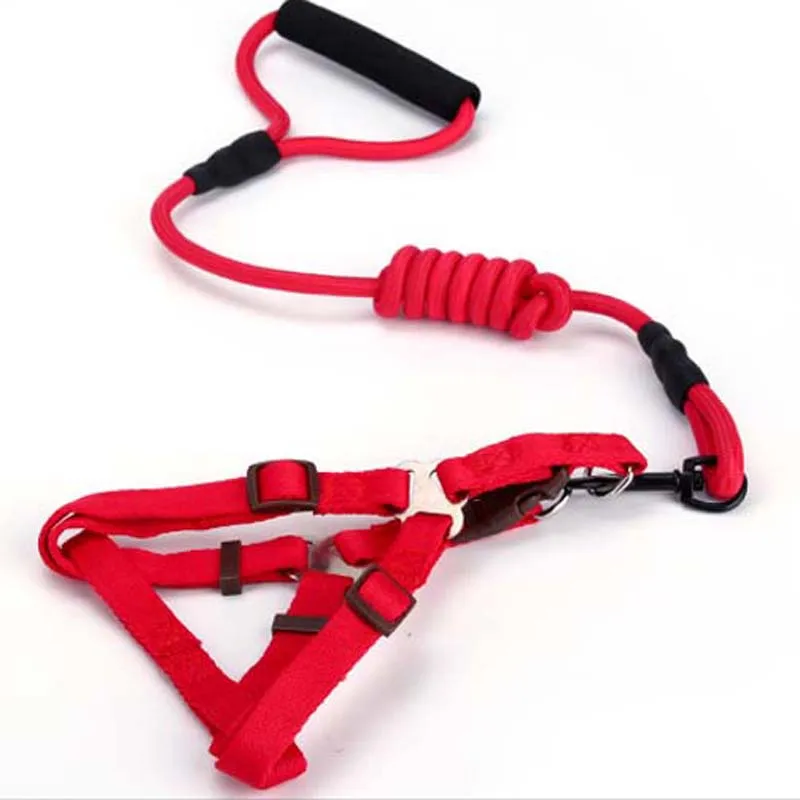 Adjustable Breathable Soft Colorful Dog Collar High Quality Non-toxic Nylon Mesh Harness Two-piece Set 20E | Дом и сад
