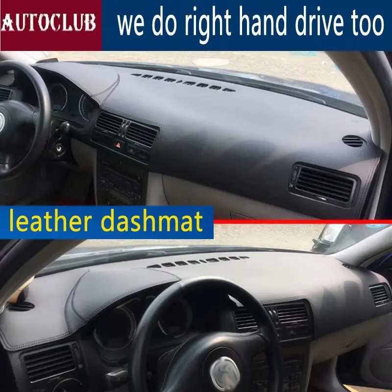 

For Vw Volkswagen Golf Mk4 1997-2003 Leather Dashmat Dashboard Cover Car Pad Dash Mat Carpet Cover Car 1998 1999 2001 2002