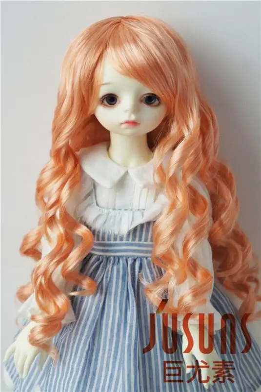 

JD224 9-10inch Blyth doll wigs 23-25CM synthetic mohair BJD wig Lady Sauvage long wave doll hair