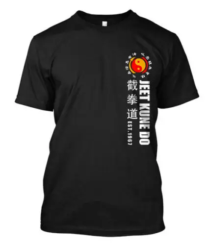 Новая мужская футболка мода Jeet Kune Do боевые искусства Брюс Ли JKD-Custom Мужская футболка