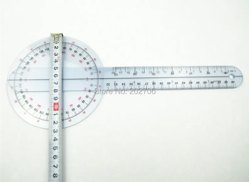 Varadyle 3-Piece Goniometer 6/8/12 Inch Occupational Therapy Protractor Tool Measuring Angle Ruler 360 Degree Universal Varadyle 3-Piece Goniometer 6/8/12 Inch Occupational Therapy Protractor Tool Measuring Angle Ruler 360 Degree Universal