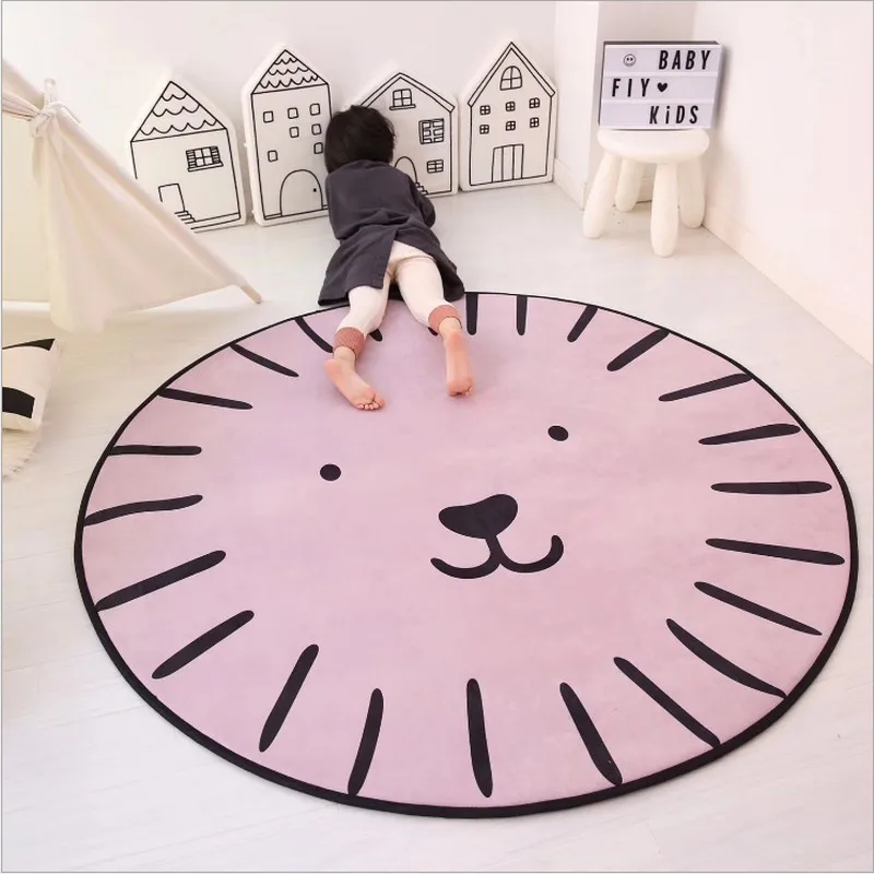 

40CM/80CM/120CM/150CM round shape child play game mat, baby gym mat Kids Carpet Play Mat Children's Room Decoration Floor Carpet