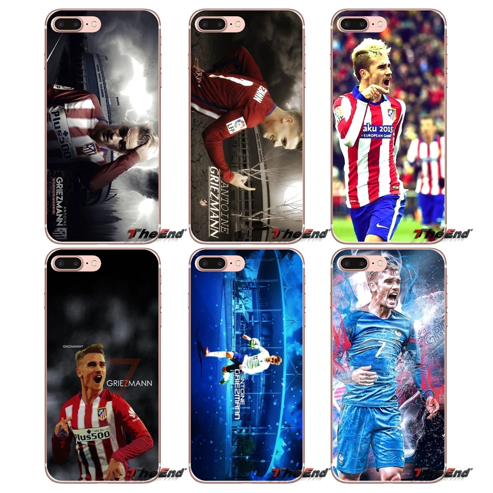 

Antoine Griezmann Soccer Football TPU Case For Apple iPhone X 4 4S 5 5S SE 5C 6 6S 7 8 Plus 6Plus 7plus 8plus Fundas Coque