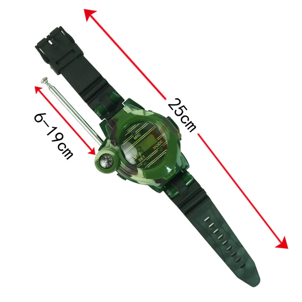 2 шт. двухканальные рации 7 в 1 часы компасы беспроводной для детей Открытый интерактивные игрушки S7JN