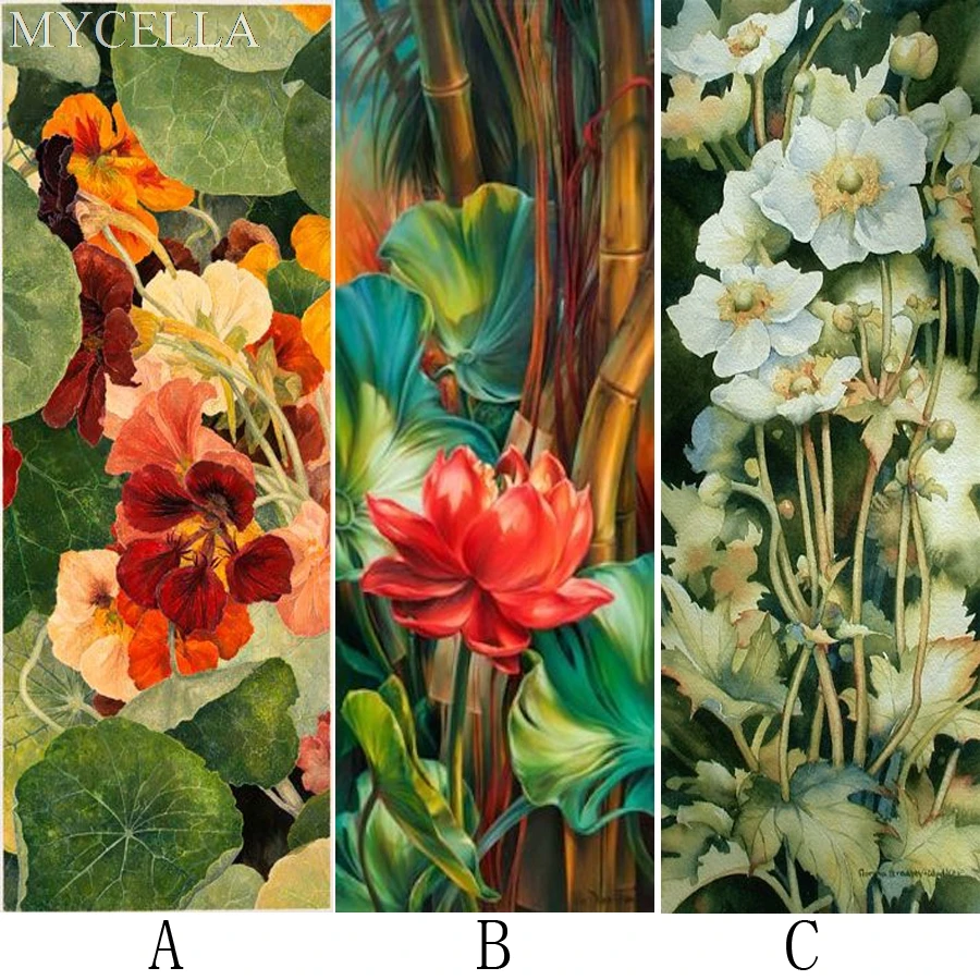 

MYCELLA Needlework DIY Diamond Painting Diamond Embroidery Flowers Decorative Vase Full Rhinestones Crafts Home Decoration