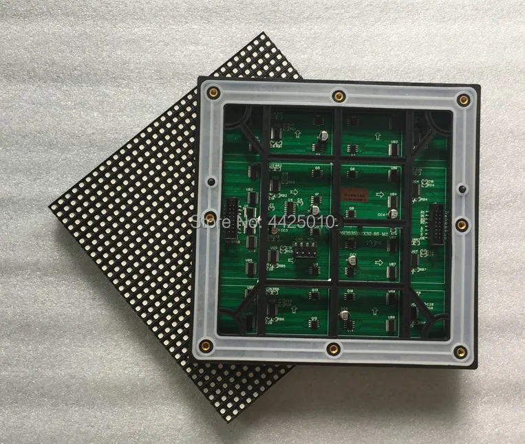 

P6 outdoor LED Display module HUB75 interface ASLLED P6 SMD 192*192mm IP65 Containing wire