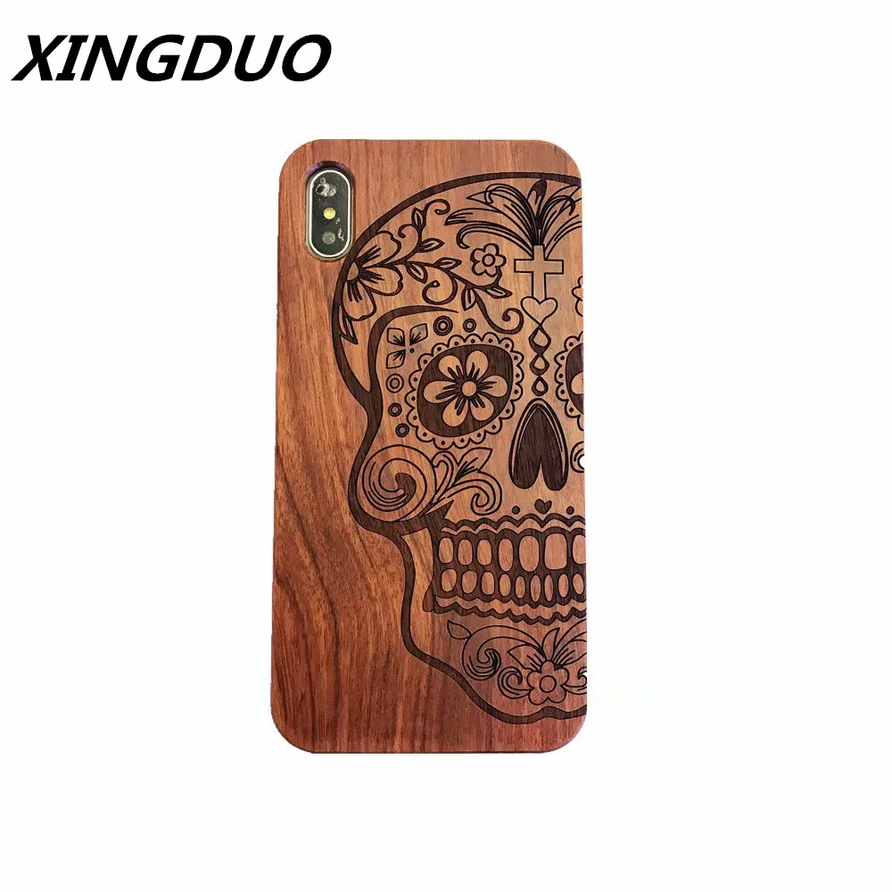 Чехол XINGDUO для телефона из ТПУ с резьбой по дереву 100% чистым рисунком Чехлы Samsung Note