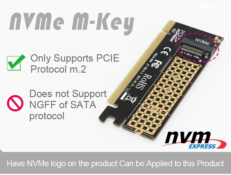JEYI Cool Swift NVME M.2 PCI-E X16 2280 Плата расширения Золотой бар алюминиевый лист теплопроводность кремния вафельное охлаждение