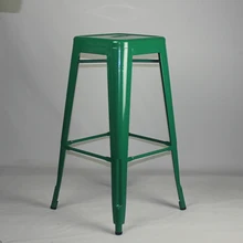 Free Shipping 75cm Powder Coated Stool with Green Colour Finish