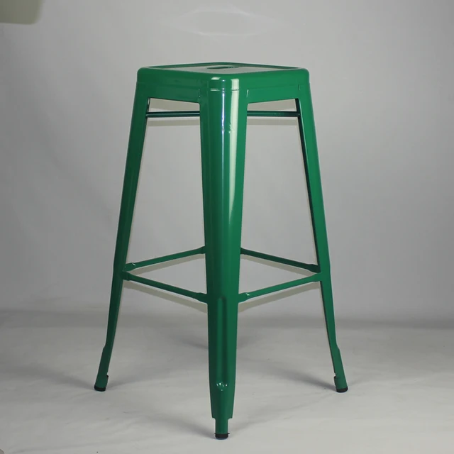 Cheap Free Shipping 75cm Powder Coated Stool with Green Colour Finish Cheap Free Shipping 75cm Powder Coated Stool with Green Colour Finish