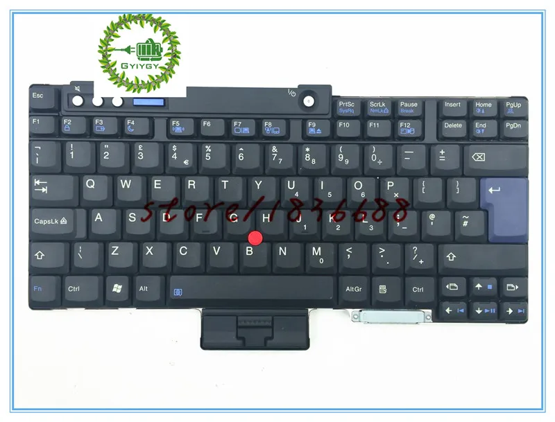 

GYIYGY Keyboard for Lenovo IBM T400 W500 T60 T500 T61 Z60 Z60T Z61M R61E X60 laptop Keyboard
