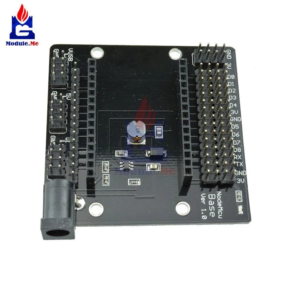 

NodeMcu Basic Breadboard Base ESP8266 ESP-12E Testing Plate Suitable for NodeMcu V3 Diy Kit Electronic PCB Board Module