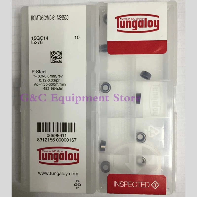 

10pcs/lot ORIGINAL JAPAN RCMT0602MO-61 NS9530 CARBIDE INSERT CNC TOOL RCMT 0602MO-61 NS9530