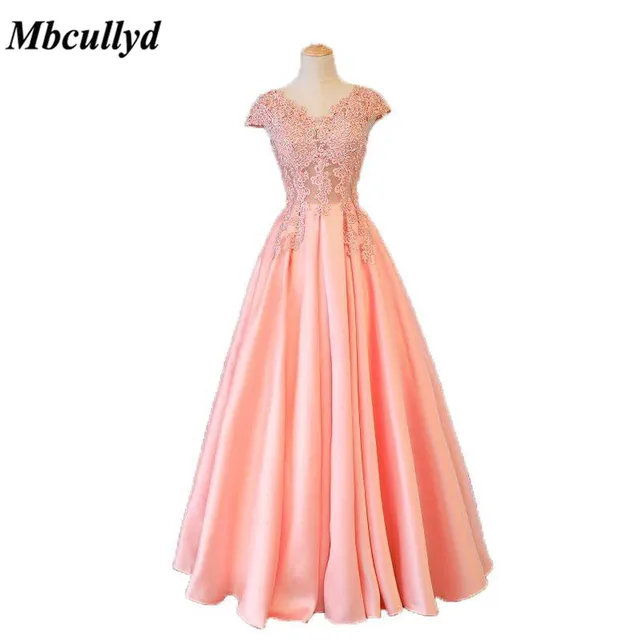 Best Offers Mbcullyd Pink Bridesmaid Dresses For Women Sexy V Neck Backless 2019 Wholesale A Line Applique Lace Maid Of Honor Party Gowns Best Offers Mbcullyd Pink Bridesmaid Dresses For Women Sexy V Neck Backless 2019 Wholesale A Line Applique Lace Maid Of Honor Party Gowns
