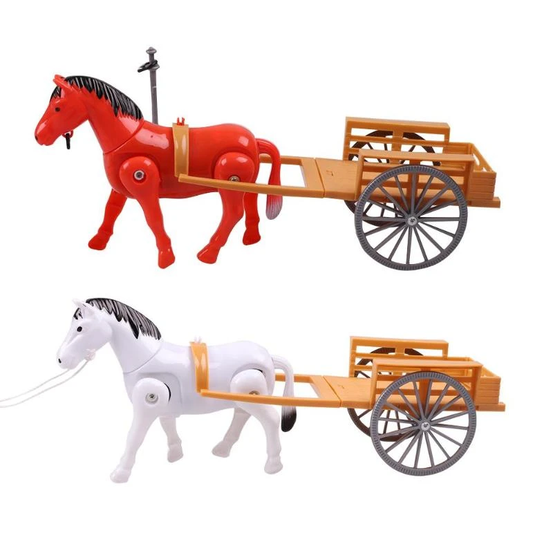 1 ピース電動小型馬車おもちゃ子供組み立てるウォーキング馬モデルおもちゃトレーラーレンガセット知育玩具 Toy Phones Aliexpress