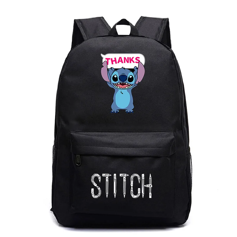 Kawaii Stitch рюкзак студентов обратно в школу подарок сумки красивый шаблон подростков Mochila красивые девочки мальчик путешествия рюкзак - Цвет: 1