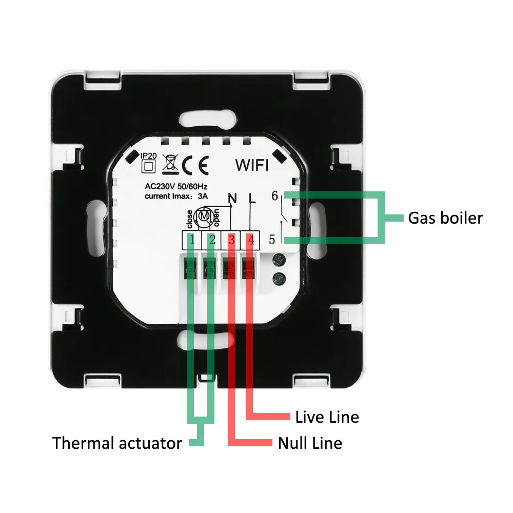 16A AC100 ~ 240 V wifi термостат для нагрева воды/электрическая система отопления wifi термостат с программным управлением для теплого пола