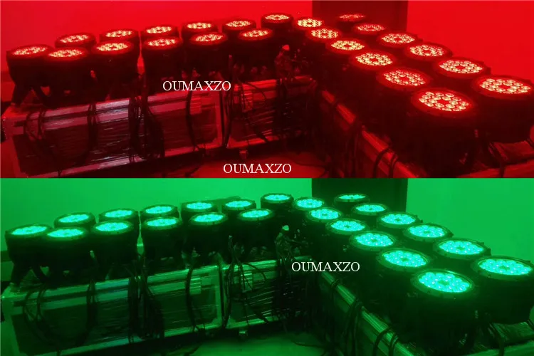 6 шт./лот с кейс Dmx 18 шт. rgbwa 5in1 напольный светодиодный par 5in1 светодиодный водонепроницаемый номинальной свет этапа