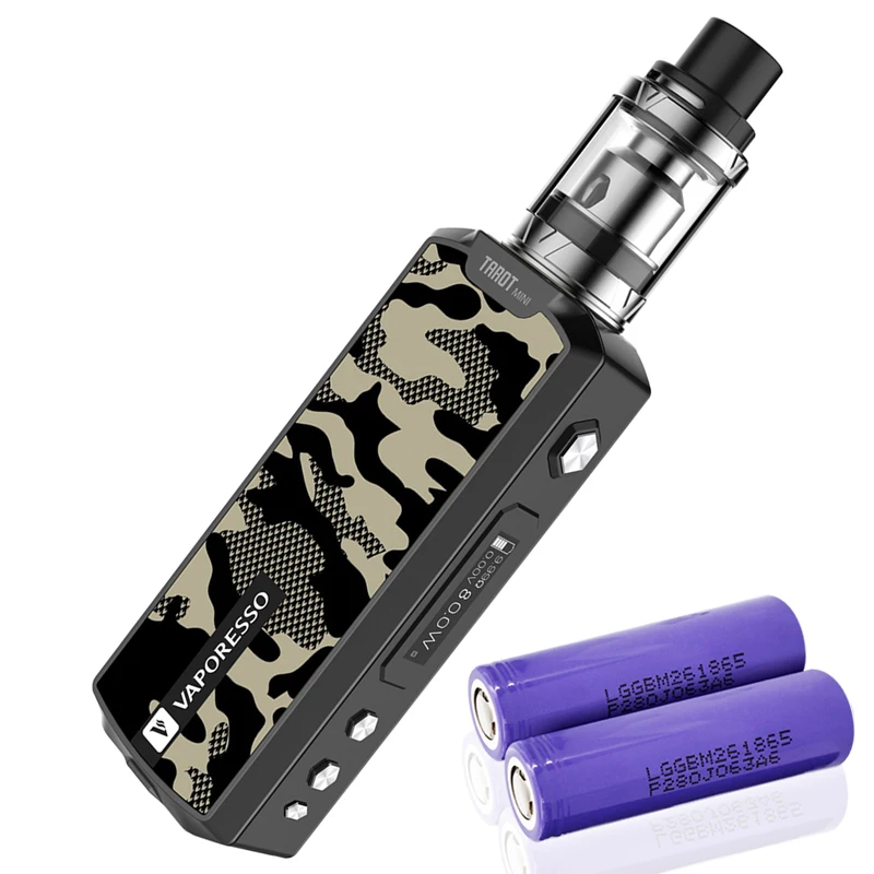 Vaporesso Tarot Mini 80 Вт TC 0 91 'OLED распылитель стартовый комплект с емкостью 2 мл ECO Coil - Camo