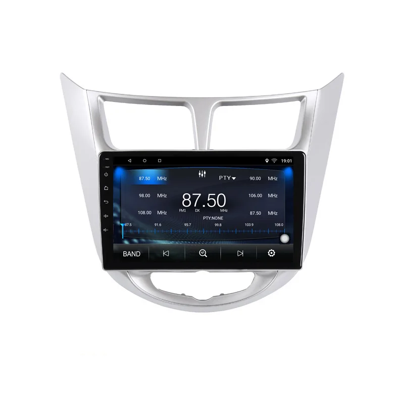 10 &quot2 + 32G 2.5D IPS Android 8 1 автомобильный DVD мультимедийный плеер GPS для Hyundai Solaris accent Verna