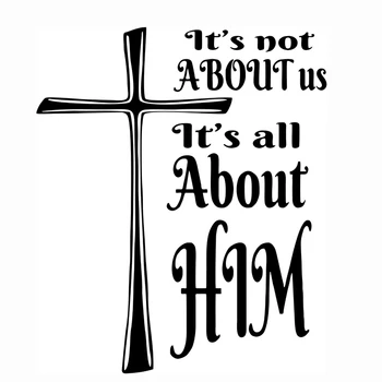 

Jesus Christ Christian Lord GOD Car Truck Window Laptop Vinyl Decal Sticker Rear Window Car Sticker