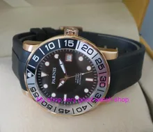 42MM PARNIS 21 jewels Japanese 821A automatic Self-Wind Mechanical watches Sapphire Crystal 10Bar luminous men’s watch 47sy