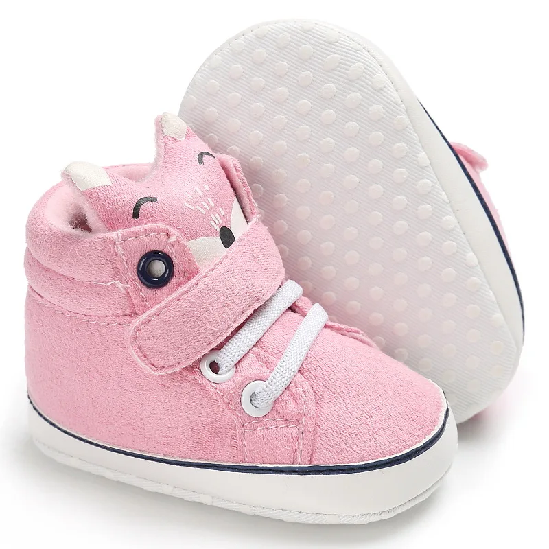 Детская обувь; сезон весна-осень-зима; От 0 до 1 года с лисой; обувь для мальчиков и девочек с мягкой подошвой