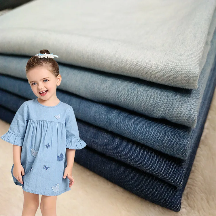 

Wholesale 1Meters (Width 150cm)100% Cotton Denim Jean Fabric For Dress Jacket Skirt Shorts Coat Sundress Trousers DIY Sewing