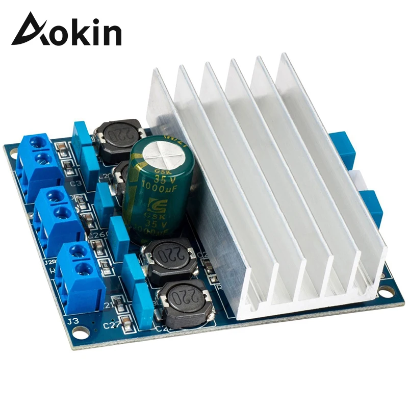 Aokin TDA7492 цифровой аудио Плата усилителя 2x50 Вт высокое Мощность усилитель