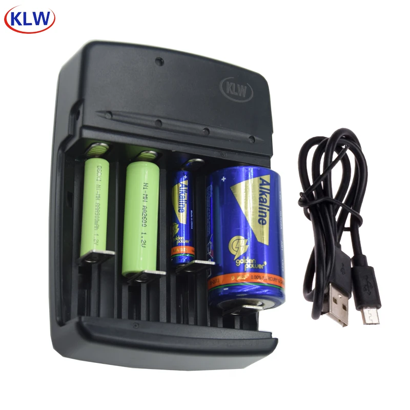 Chargeur universel pour piles alcalines et batteries avec 2 ports USB, Chargeurs / Testeurs