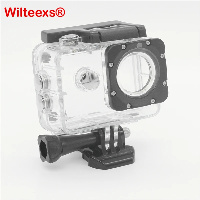 Koop WILTEEXS Waterdichte 30 m Duiken Case voor SJCAM action camera SJ4000 en Wifi SJ4000 Sport CAM Camcorder cover Accessoires