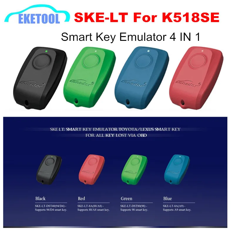 

Lonsdor SKE-LT Smart Key Emulator For Lonsdor K518ISE Auto Key Programmer Smart Key 4 IN 1 For Toyota/Lexus All Key Lost Via OBD
