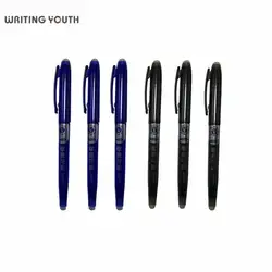 3 шт./компл. стираемой ручка многофункциональный гелевая ручка черный синий чернил школьные канцелярские 0,5 мм для безупречного письма