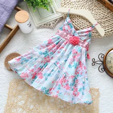 Новое поступление года; летние платья для девочек; платье принцессы; детское платье-комбинация; Повседневное платье с принтом для малышей; одежда для детей