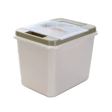 15 кг бытовой контейнер для риса, кухонный герметичный ящик для хранения риса, контейнер для зерна, кухонный Органайзер, большой полипропиленовый для муки, ящики для риса, пылезащитный