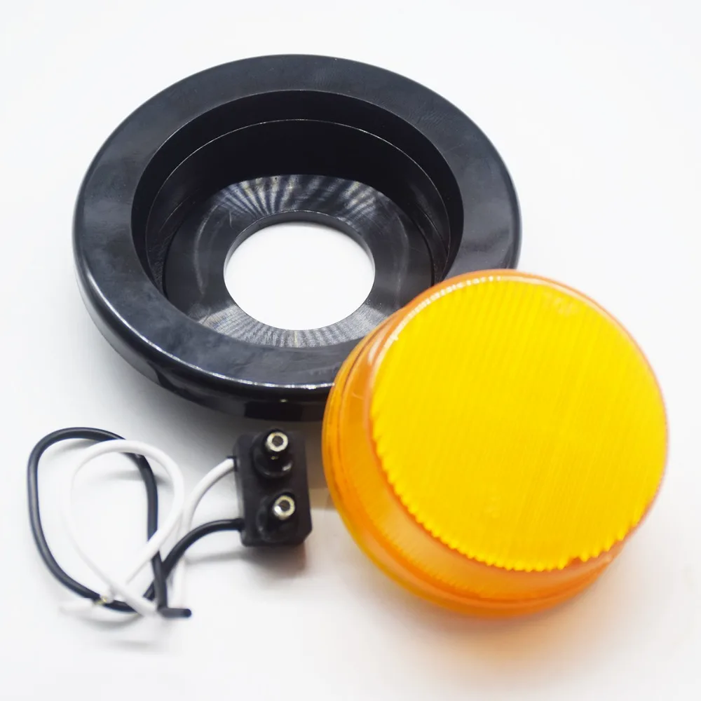 

12V 2.5 Inch Amber Led Side Marker Light For Trucks Trailer Turn Signal Light Led Clearance Lamp For Truck Amber CE DOT
