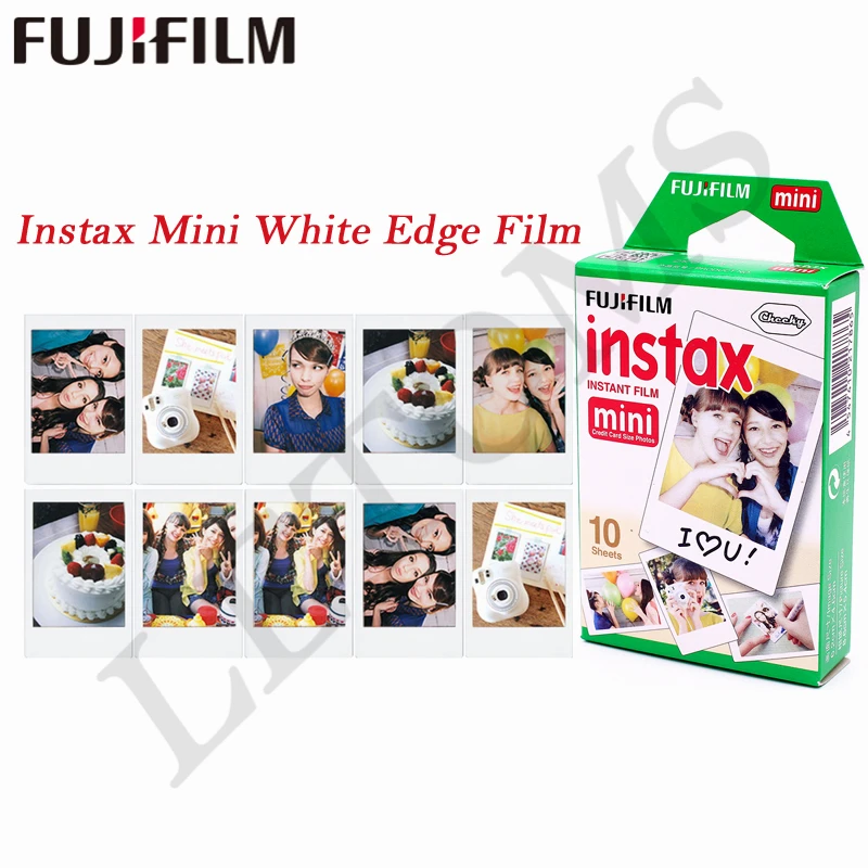 Fujifilm 30 листов instax ALICE+ белый край+ Радуга мгновенная пленка фотобумага для камеры Instax Mini 8 7 s 25 50 s 90 9 SP-1 SP-2