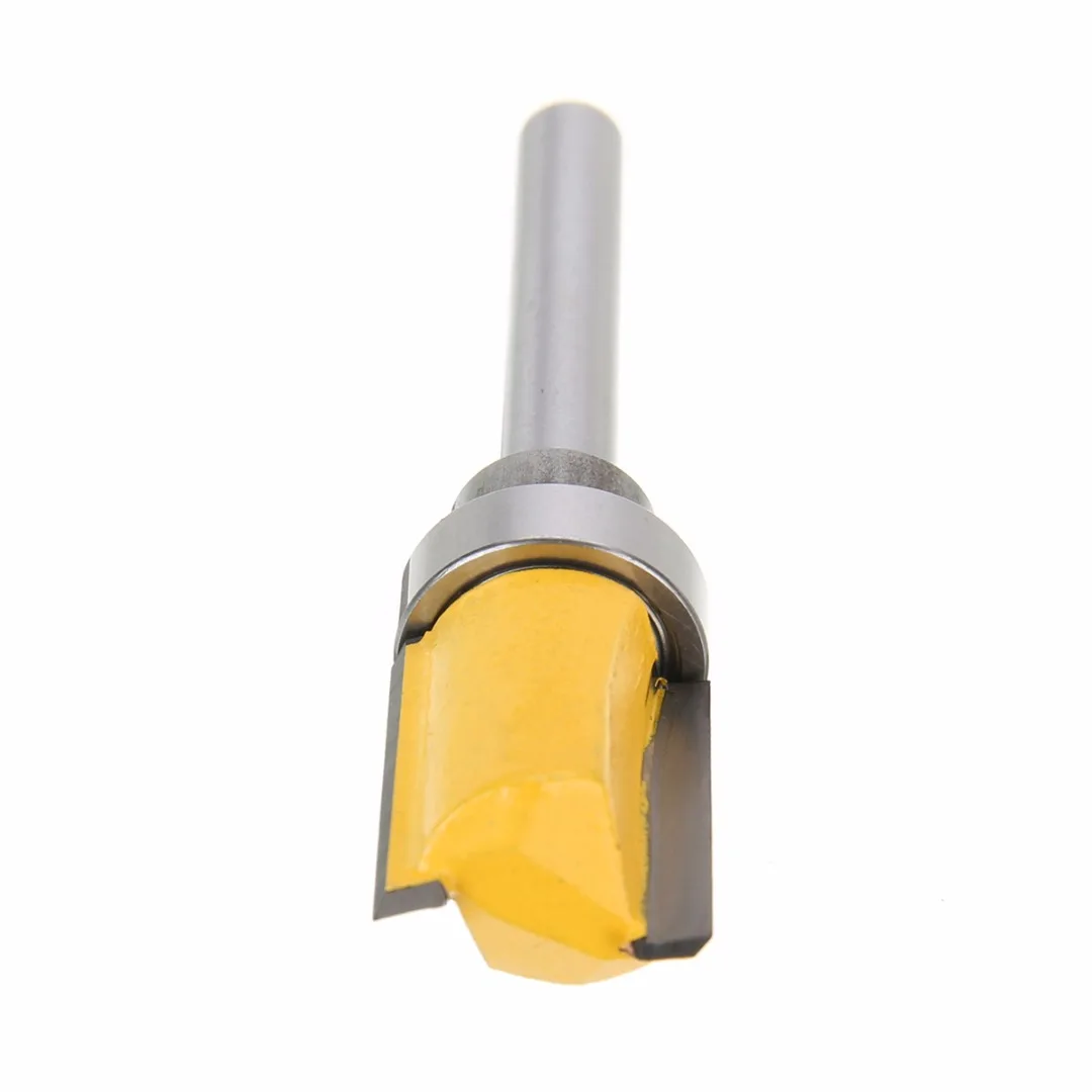 1pc Flush Trim Template Alloy Router Bit 3/4"H x 5/8"W 1/4 Shank Woodworking Cutter Tool