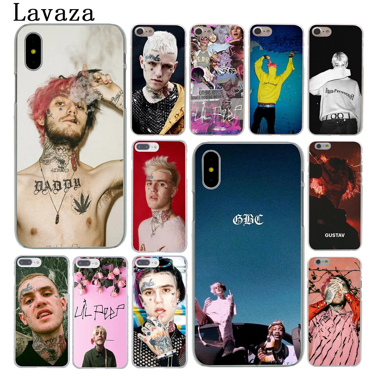 Kopen Lavaza Lil Peep Lil Bo Peep Hard Telefoon Case voor Apple iPhone 6 6 s 7 8 Plus 4 4 s 5 5 s SE 5C Cover voor iPhone XS Max XR Gevallen