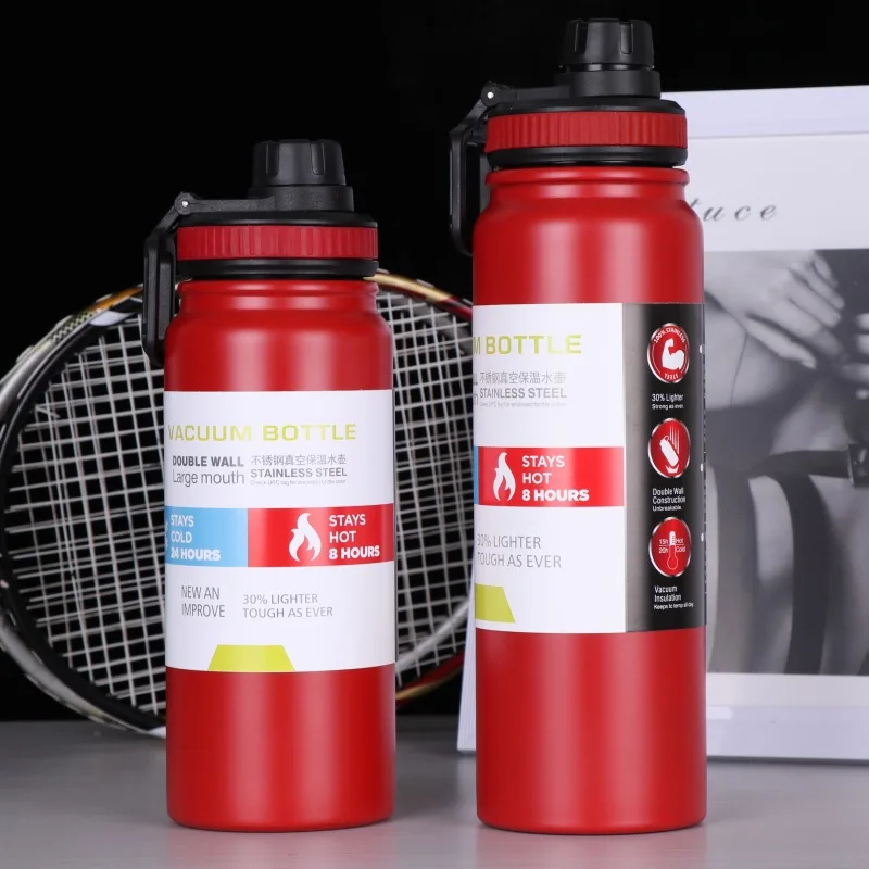 

Large capacity insulation kettle stainless steel riding insulation pot adult outdoor sports fitness portable water cup