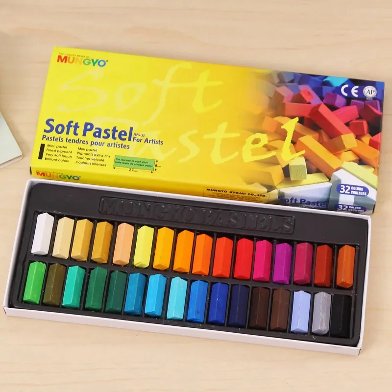 24 Color Painting Crayons soft oil pastel art Wax Crayons Set for Student Hair Chalk Stationery