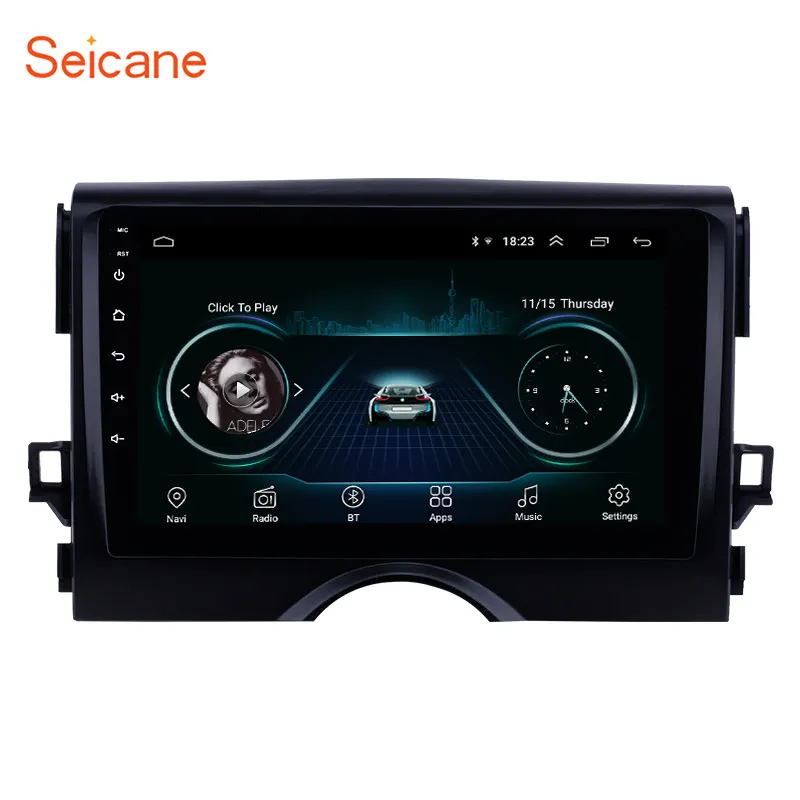 Cheap Seicane Car Multimedia Player For TOYOTA REIZ Mark X 2010 2011 2012 2013 2014 2015 9" 2Din Android 8.1 Wifi Head Unit GPS Radio 0