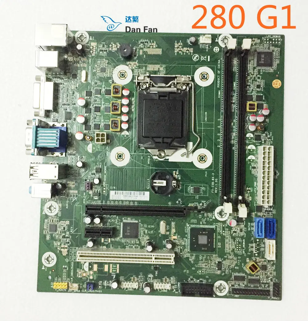 791129 001 для HP ProDesk 280 G1 MT десктопная материнская плата FX ISB 8X 3 782450 002 501 Материнская 100%