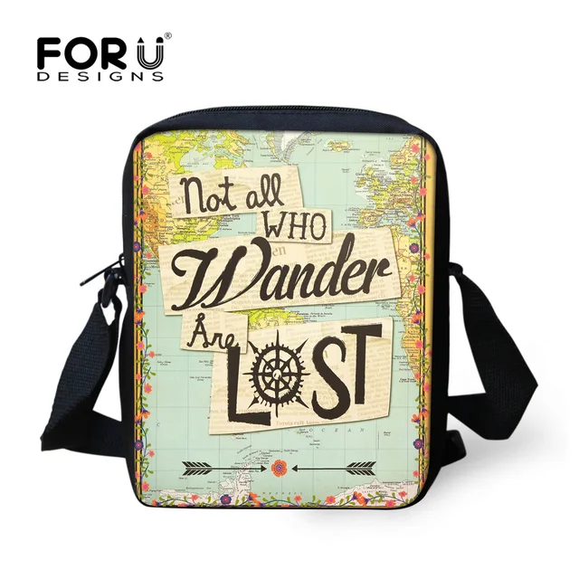 Forudesigns World Map Women S Handbag Casual Small Messenger Bag For Forudesigns World Map Women S Handbag Casual Small Messenger Bag For Kids Book Shoulder Bags Travel Vintage