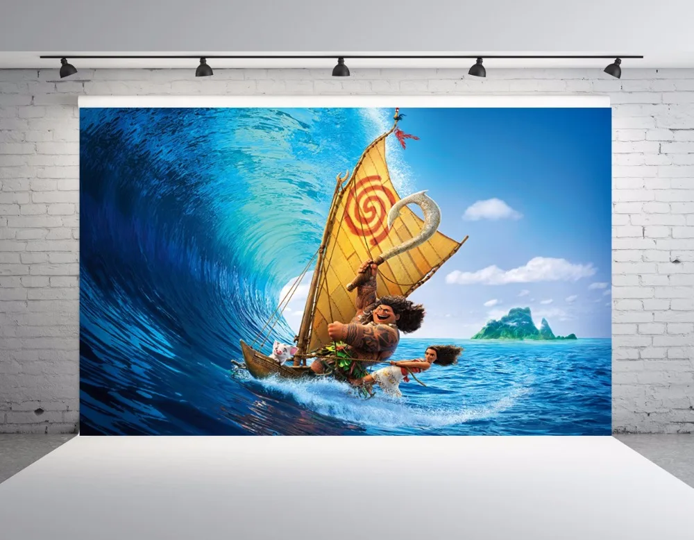 

SHANNY Vinyl Digital Printed Backdrops for Photography moana theme Photo Studio Background NYHSH-5303