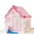 Pink Girls Princess Tent Cotton Solid Wood Play Game House Lace Princess Castle Tent House for Kids Princess Party Decorations