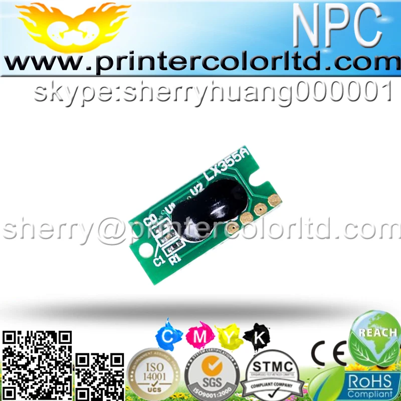 1 шт. черный лазерный чип для Xerox WorkCentre 3045 Phaser 3010 3040 тонер-картридж 106R02180 106R02181 106R02182